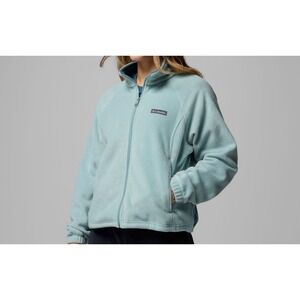 Columbia Benton Springs Full-Zip Fleece Jacket - Women's Medium M Blue Sky